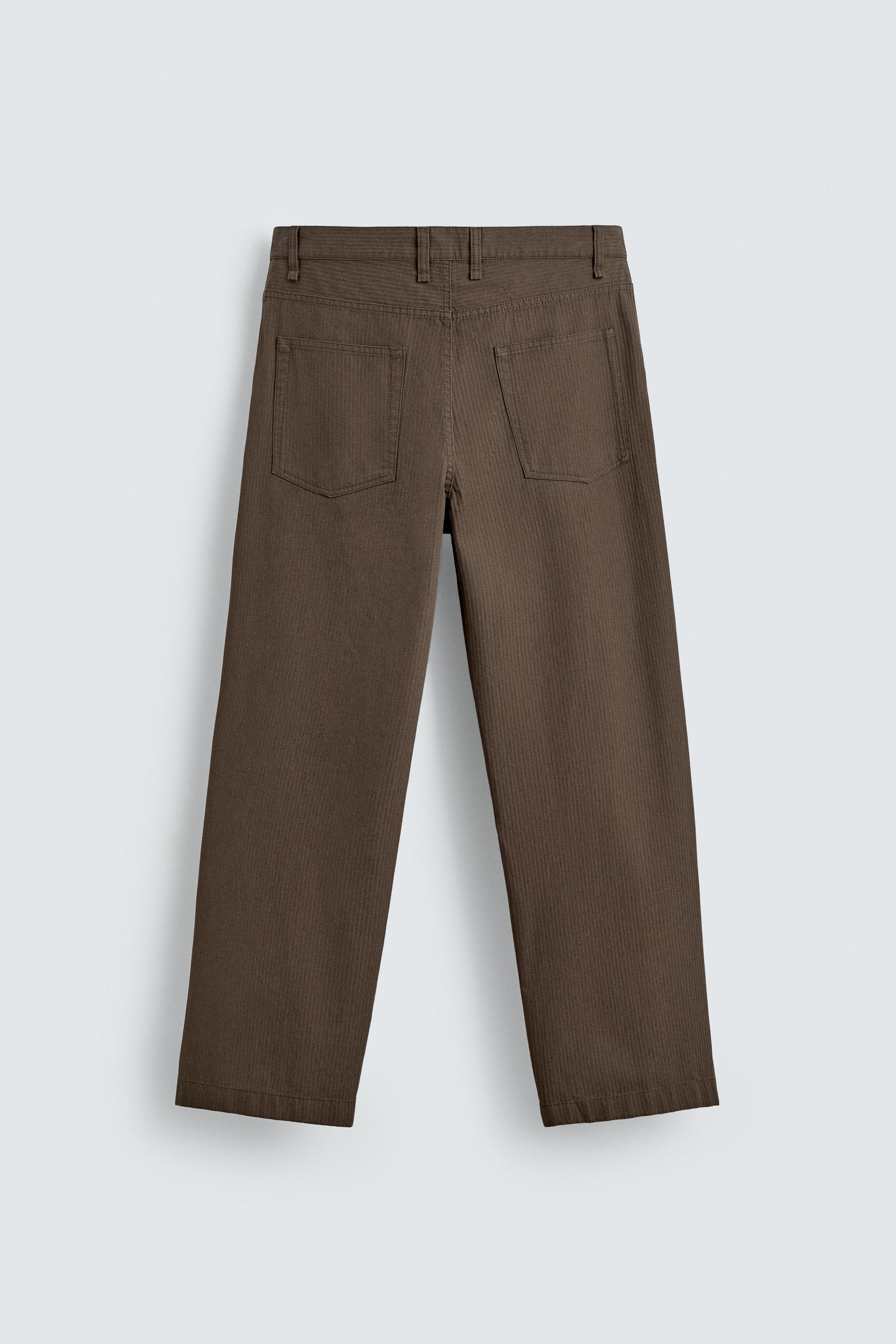 PANTALON STRAIGHT FIT DÉLAVÉ